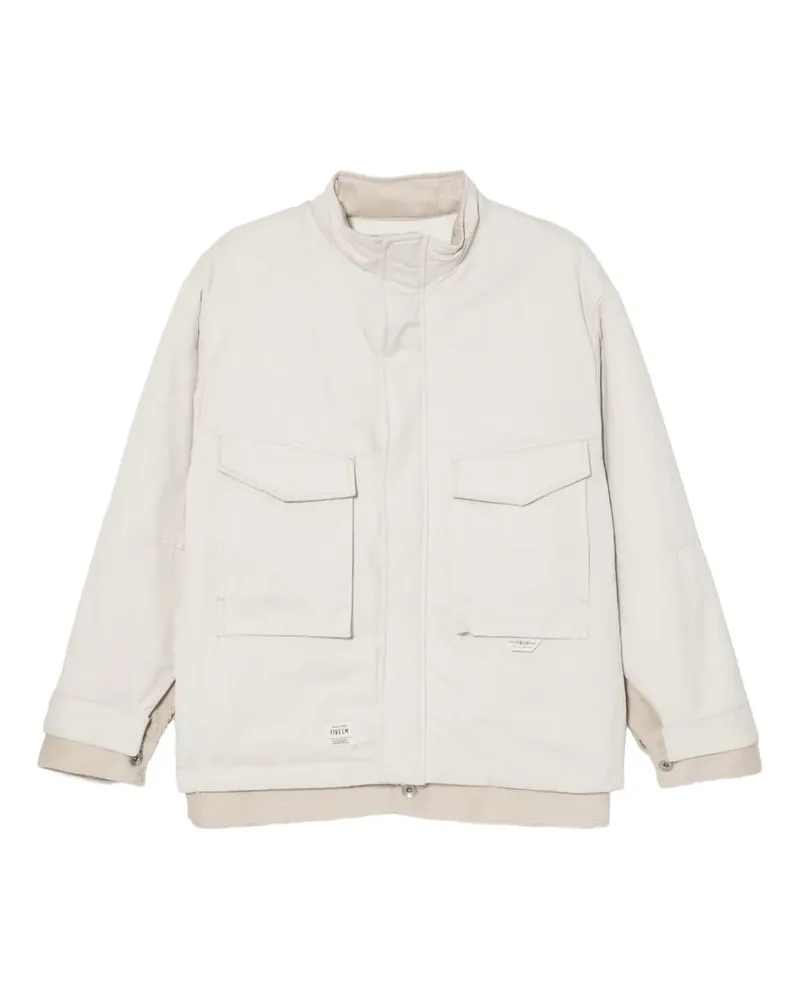 FIVE CM Jacke mit Logo-Patch - Nude Nude