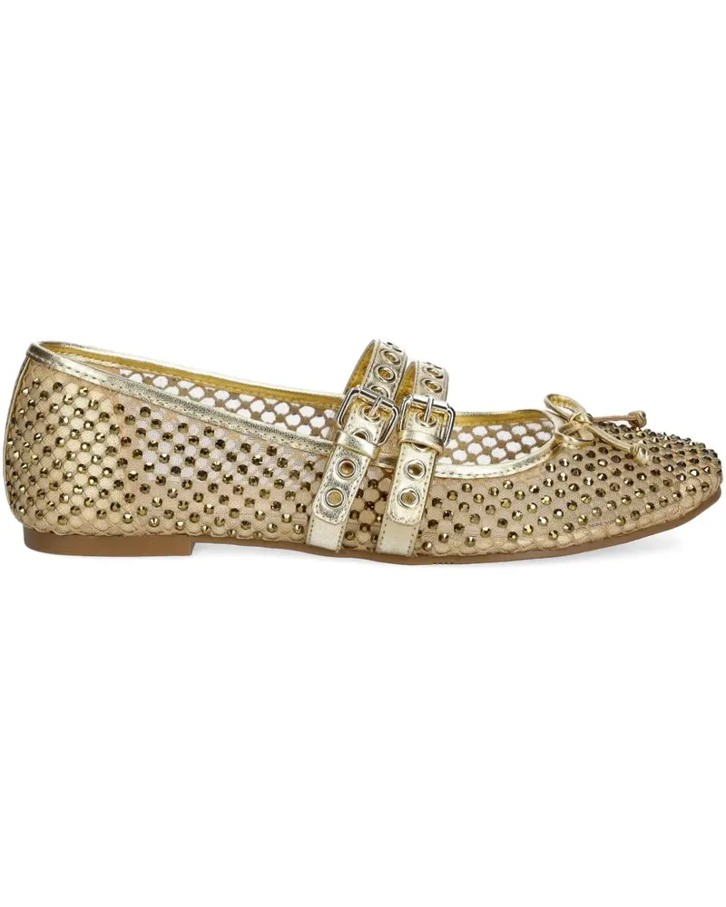 Guess Verzierte Kayann Ballerinas mit Schnalle - Gold Gold