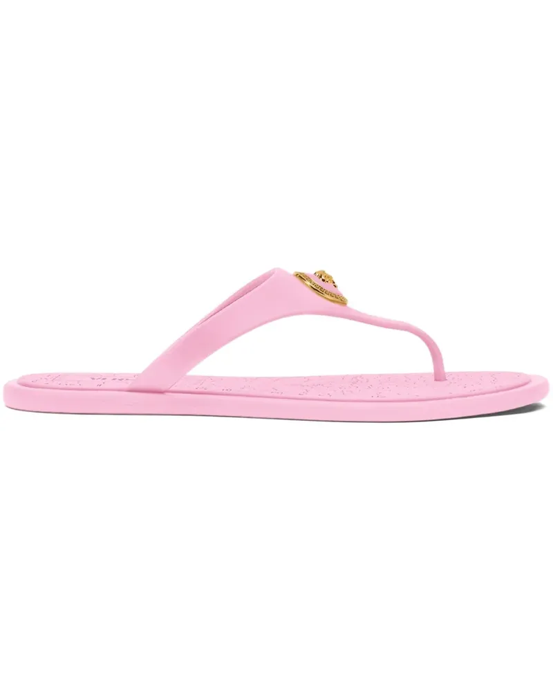 Versace Alia Flip-Flops mit Metallic-Detail - Rosa Rosa