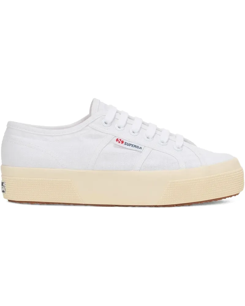 Superga 2740 Plateau-Sneakers - Weiß Weiß