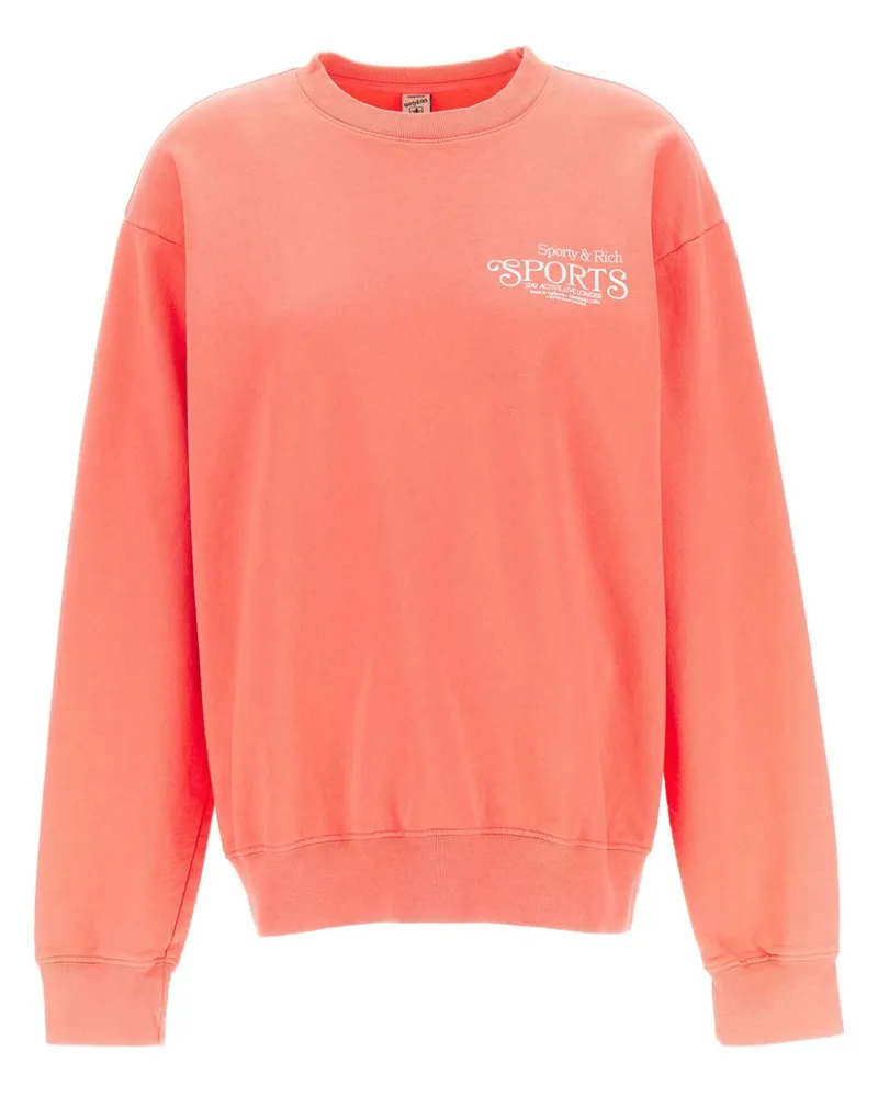 SPORTY & RICH Sports Sweatshirt - Rosa Rosa