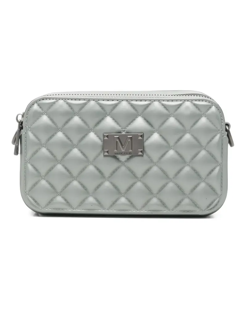 MARC ELLIS Mini Flat Molly Umhängetasche mit Steppung - Grau Grau