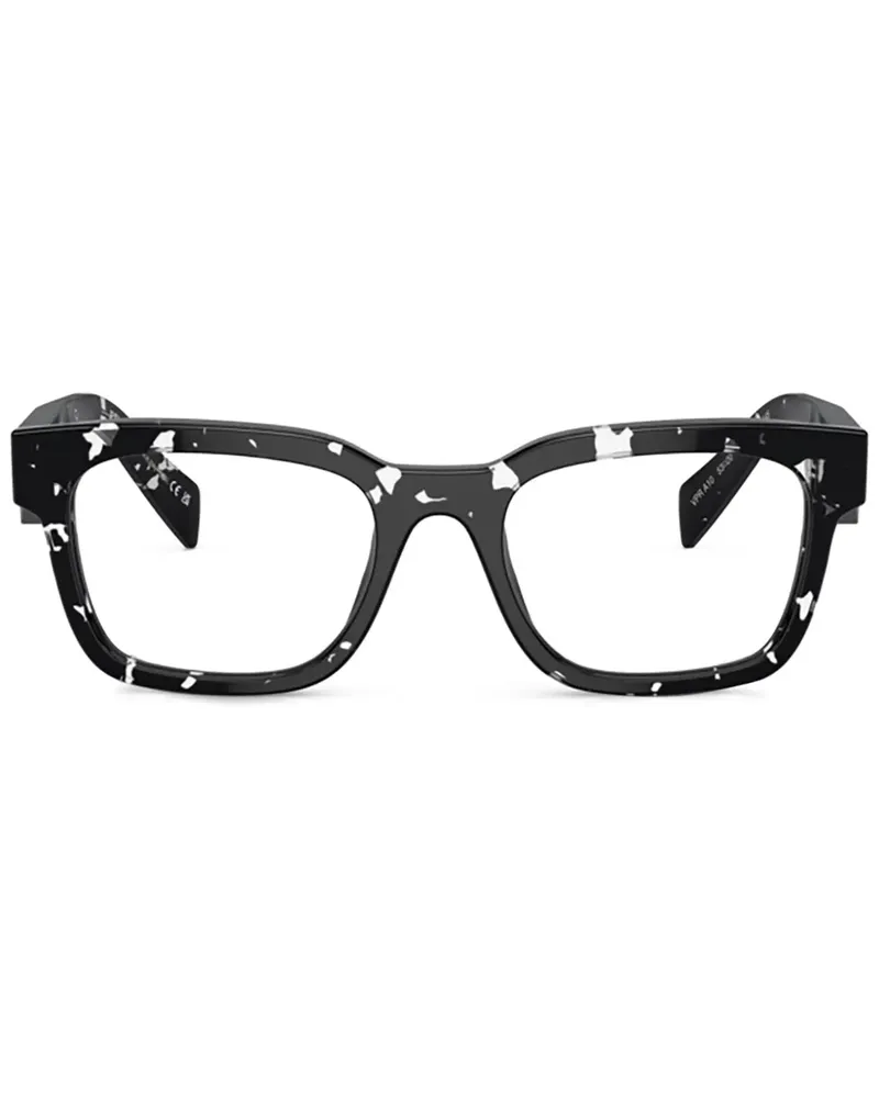 Prada Transparente PR A10V Havana Brille - Schwarz Schwarz