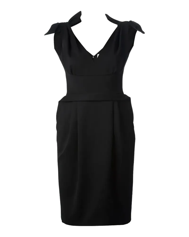 Dsquared2 bow-embellished mini dress - Schwarz Schwarz