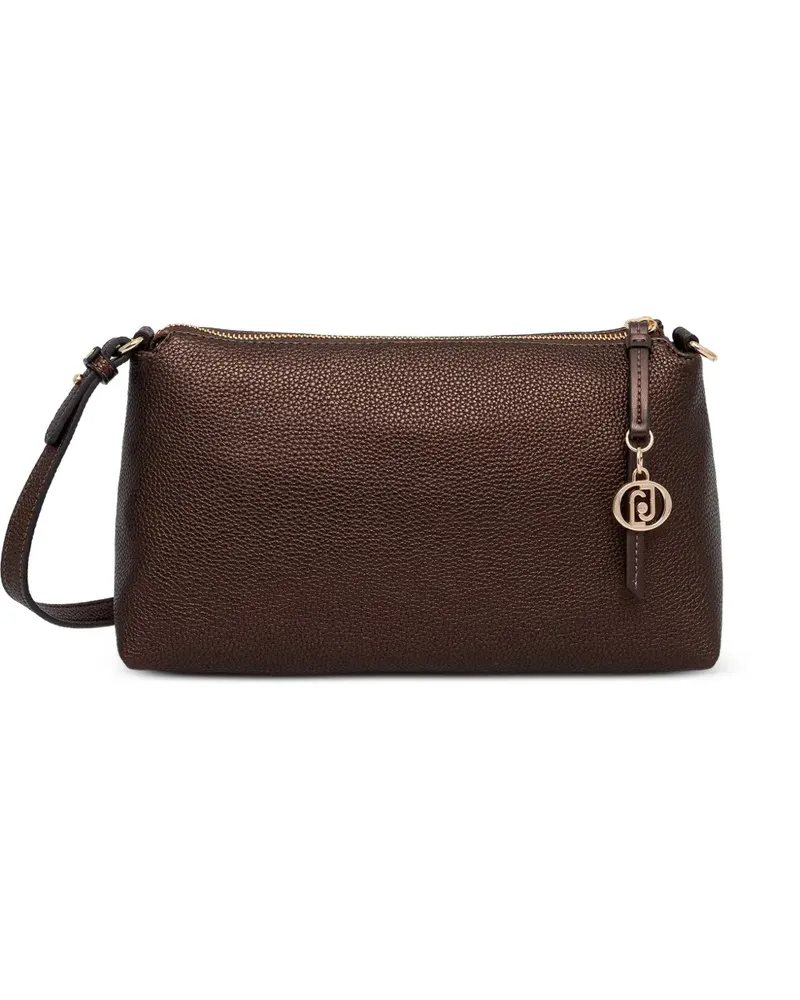 Liu Jo Schultertasche mit Logo-Anhänger - Braun Braun
