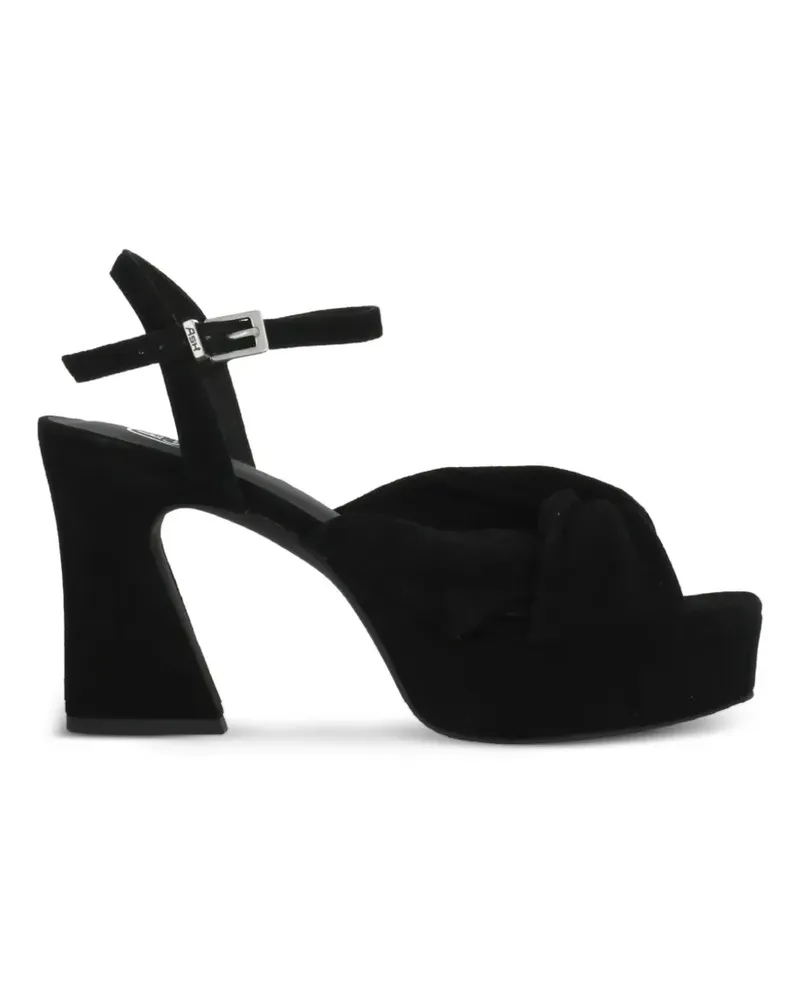 ash knotted suede sandals - Schwarz Schwarz
