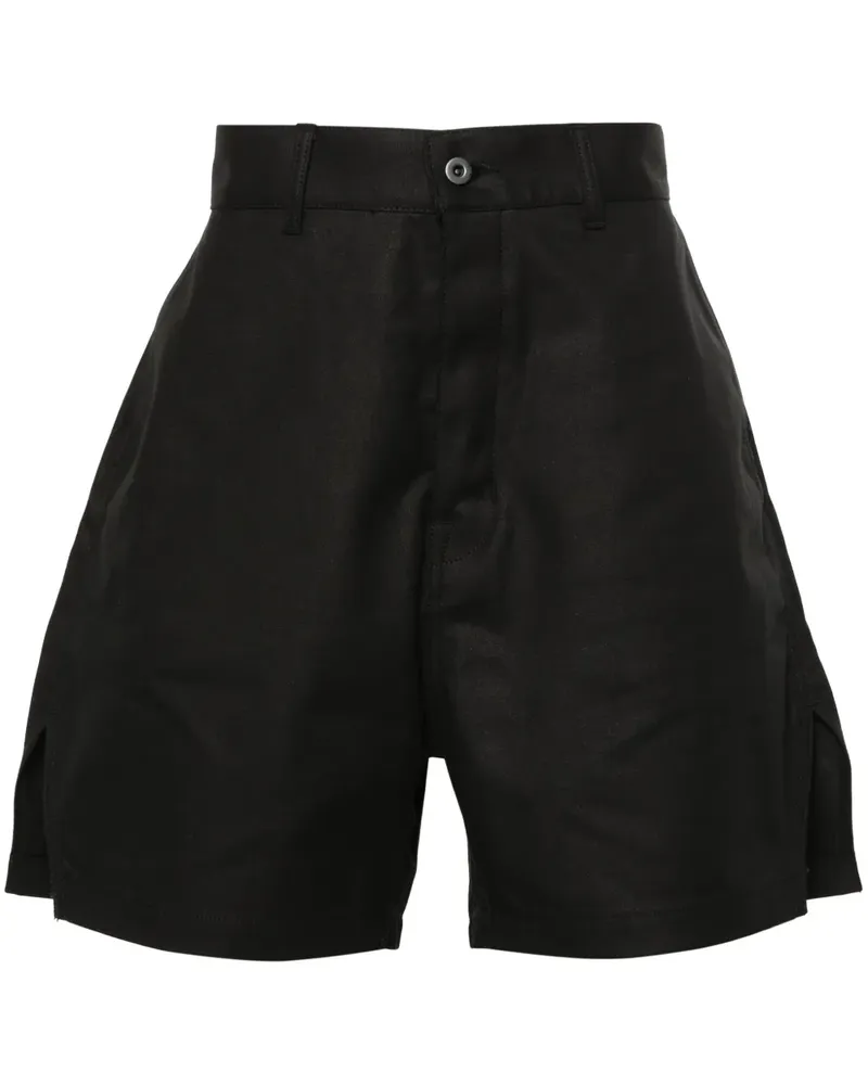 DRKSHDW by Rick Owens Beschichtete Jeans-Shorts - Schwarz Schwarz