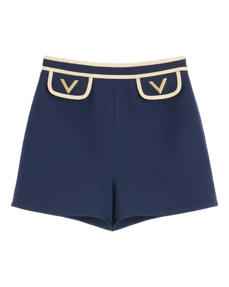 Valentino Garavani Shorts mit Kontrasteinsätzen - Blau Blau
