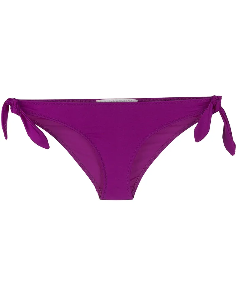 Stella McCartney Bikinihöschen mit Schleifenverschluss - Violett Violett