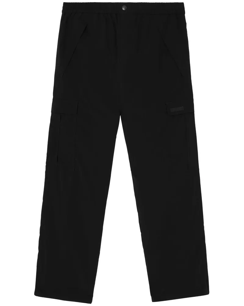 Burberry Cargohose mit Logo-Detail - Schwarz Schwarz