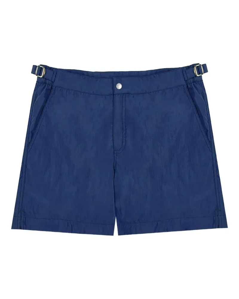 Incotex Badeshorts mit Logo-Patch - Blau Blau