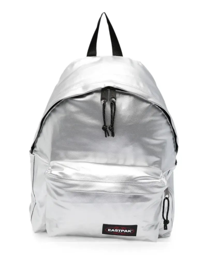 Eastpak Day Pak'R metallic-effect logo-patch backpack - Silber Silber