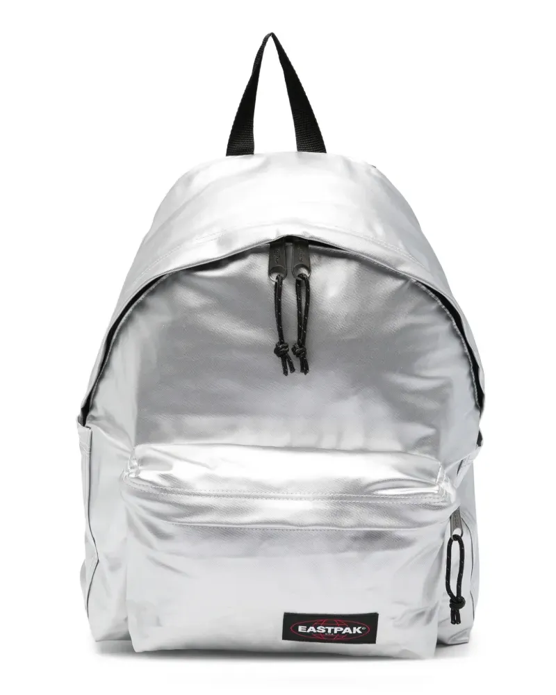 Eastpak Day Pak'R metallic-effect logo-patch backpack - Silber Silber
