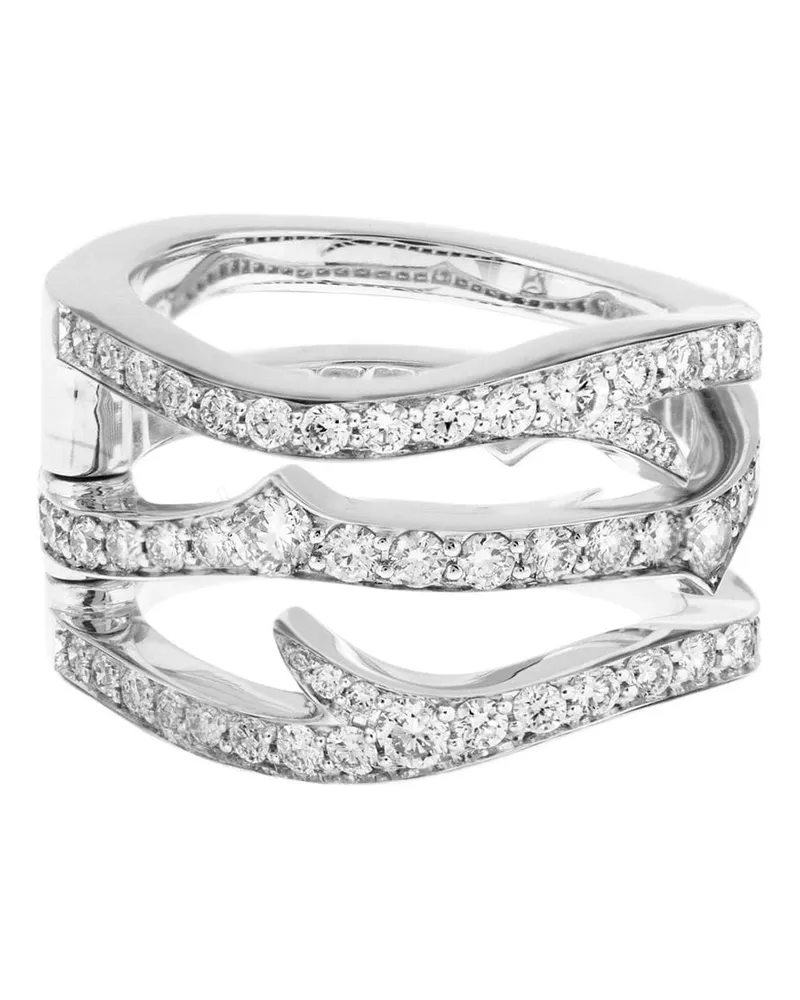 Stephen Webster 18kt Weißgoldring mit Diamanten - Silber Silber
