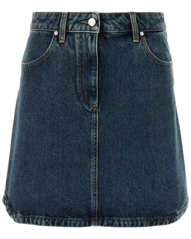 Givenchy Jeansrock mit hohem Bund - Blau Blau