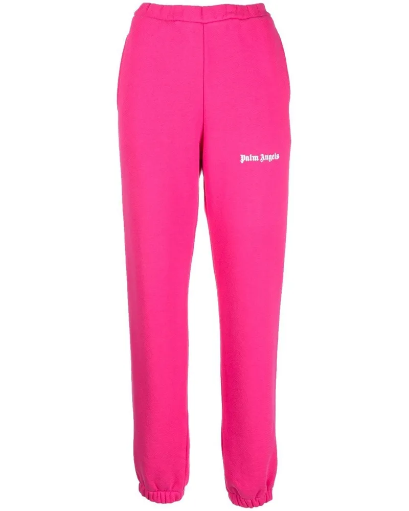 Palm Angels Jogginghose mit Logo-Print - Rosa Rosa
