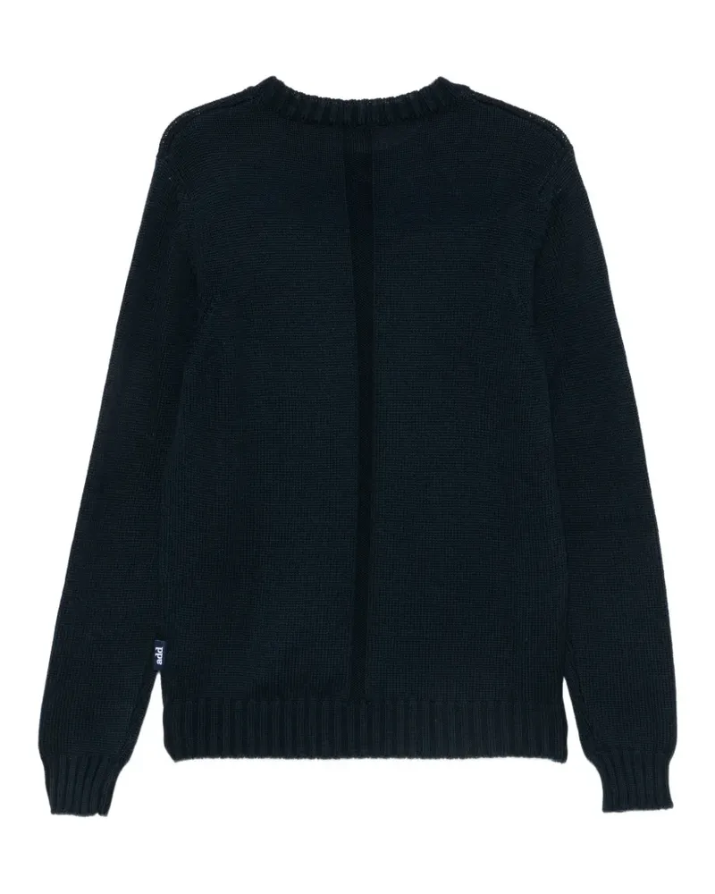 ADD Gerippter Pullover - Blau Blau