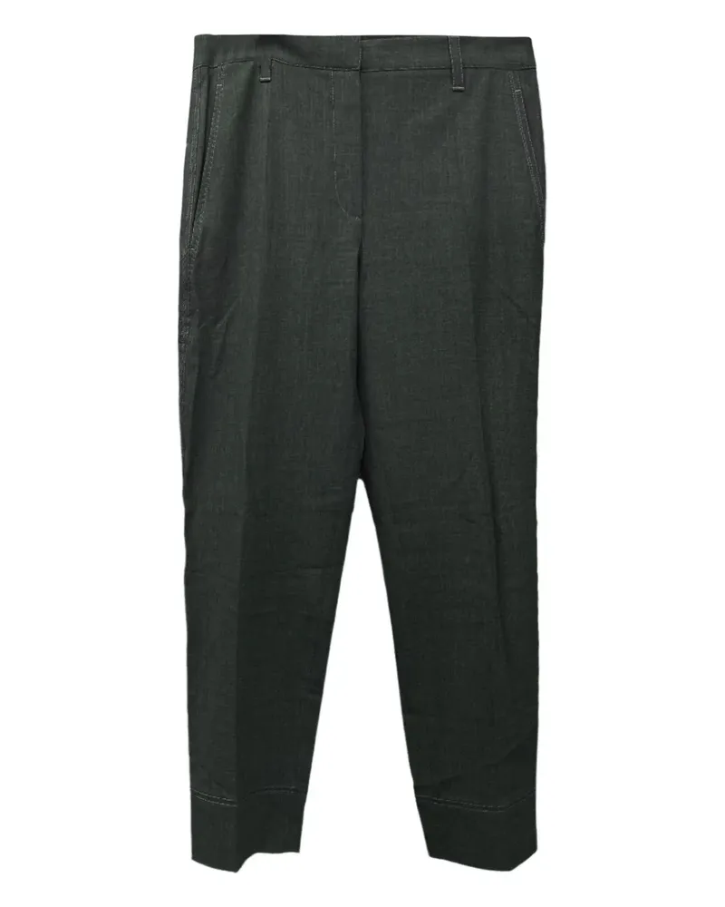 Brunello Cucinelli Hose mit Kontrastnähten - Grau Grau