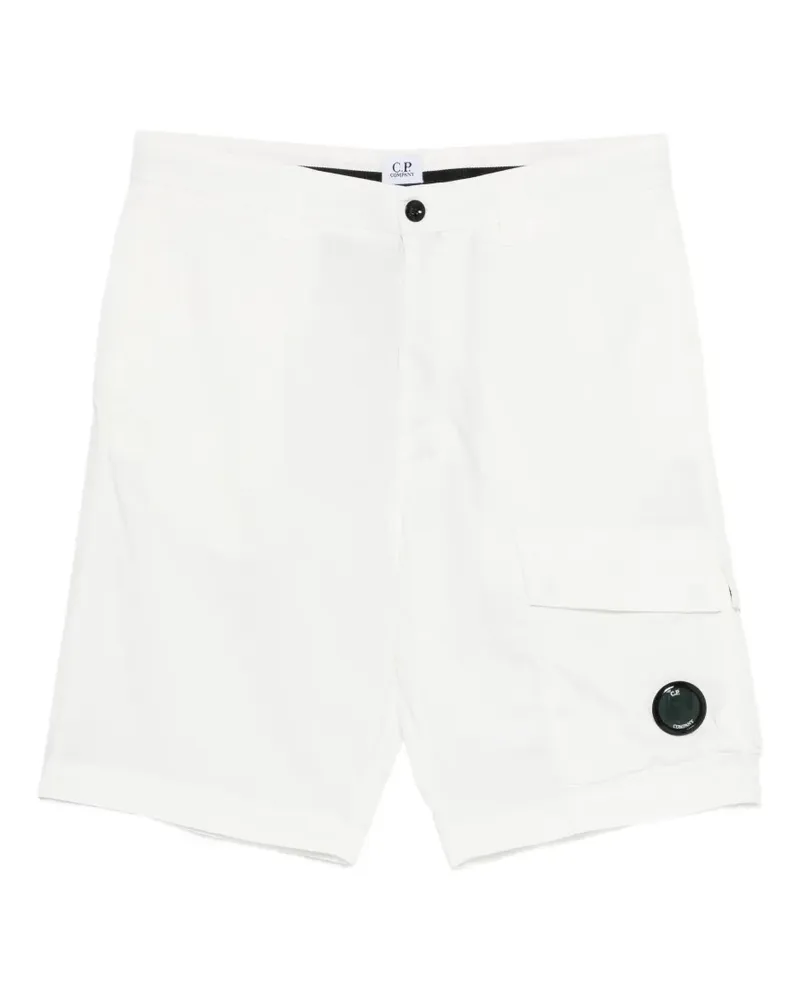 C.P. Company Shorts mit aufgesetzter Tasche - Weiß Weiß