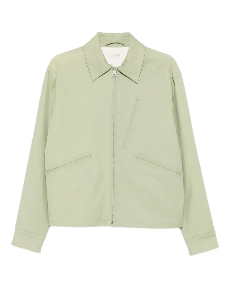 FURSAC Hemdjacke mit Reißverschluss - Grün Grün