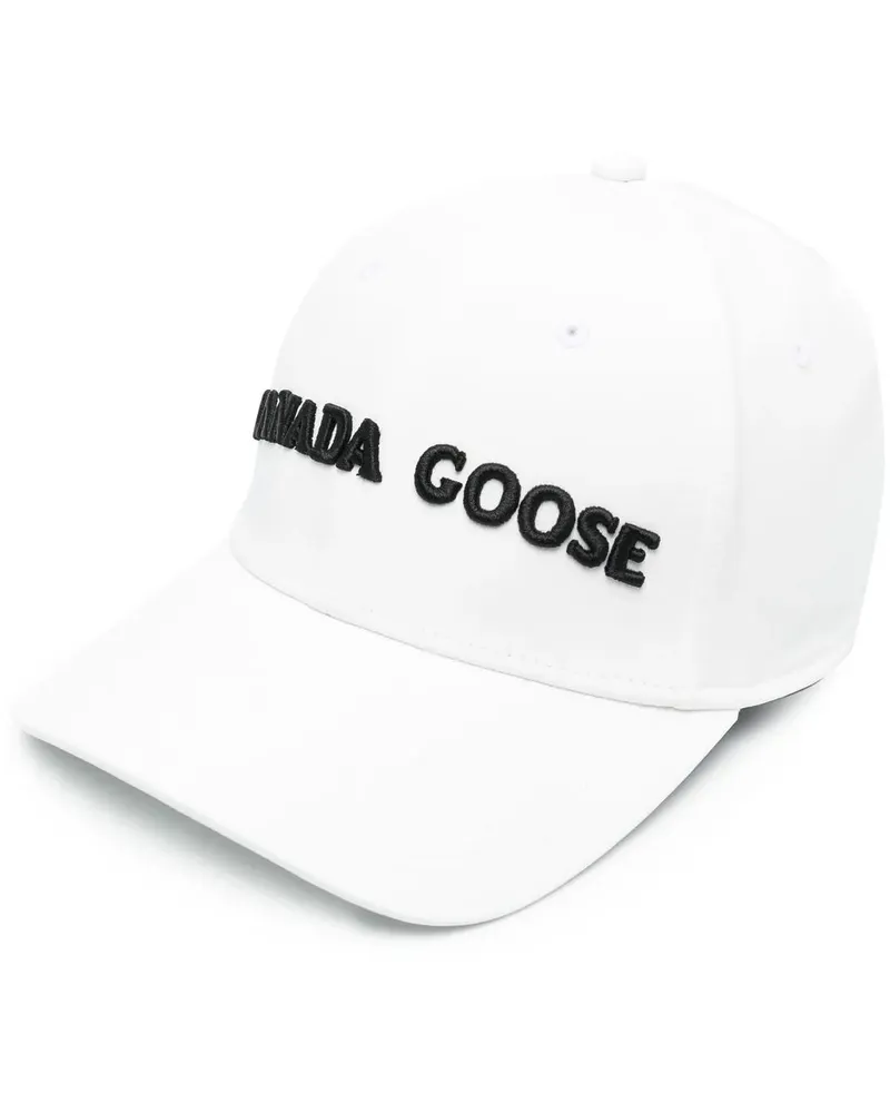 Canada Goose Baseballkappe mit Logo-Prägung - Weiß Weiß