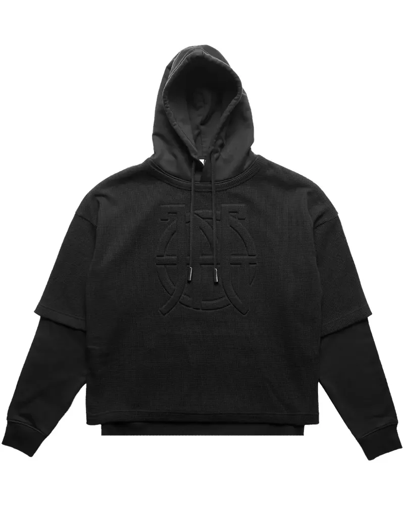 Jean Paul Gaultier Waffle Hoodie - Schwarz Schwarz