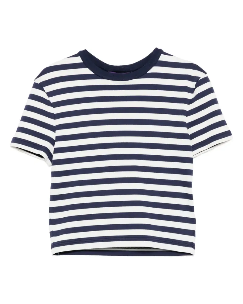 Ralph Lauren striped short-sleeve top - Blau Blau