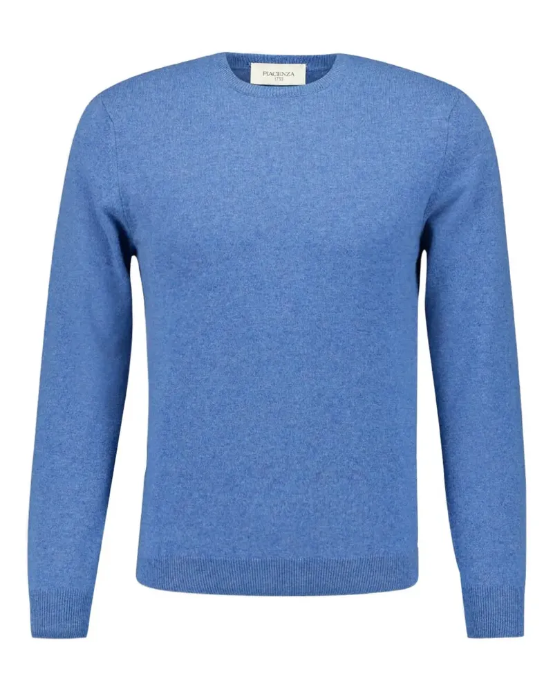 Piacenza Cashmere Kaschmirpullover mit Rundhalsausschnitt - Blau Blau
