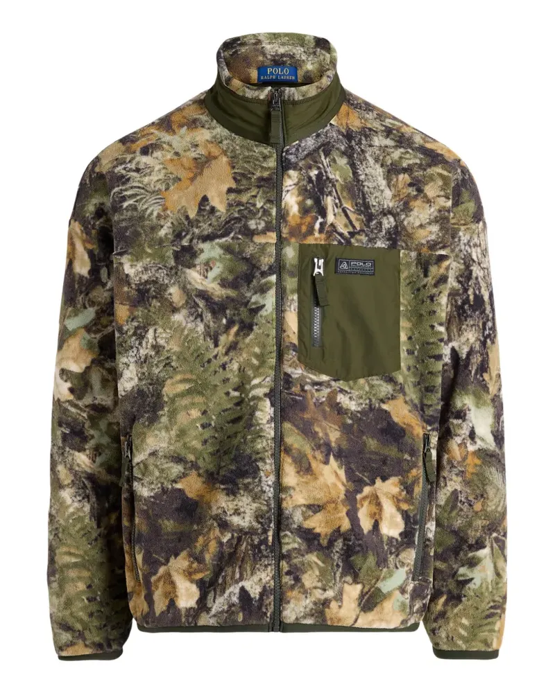 Ralph Lauren Fleecejacke mit Wald-Print - Grün Grün