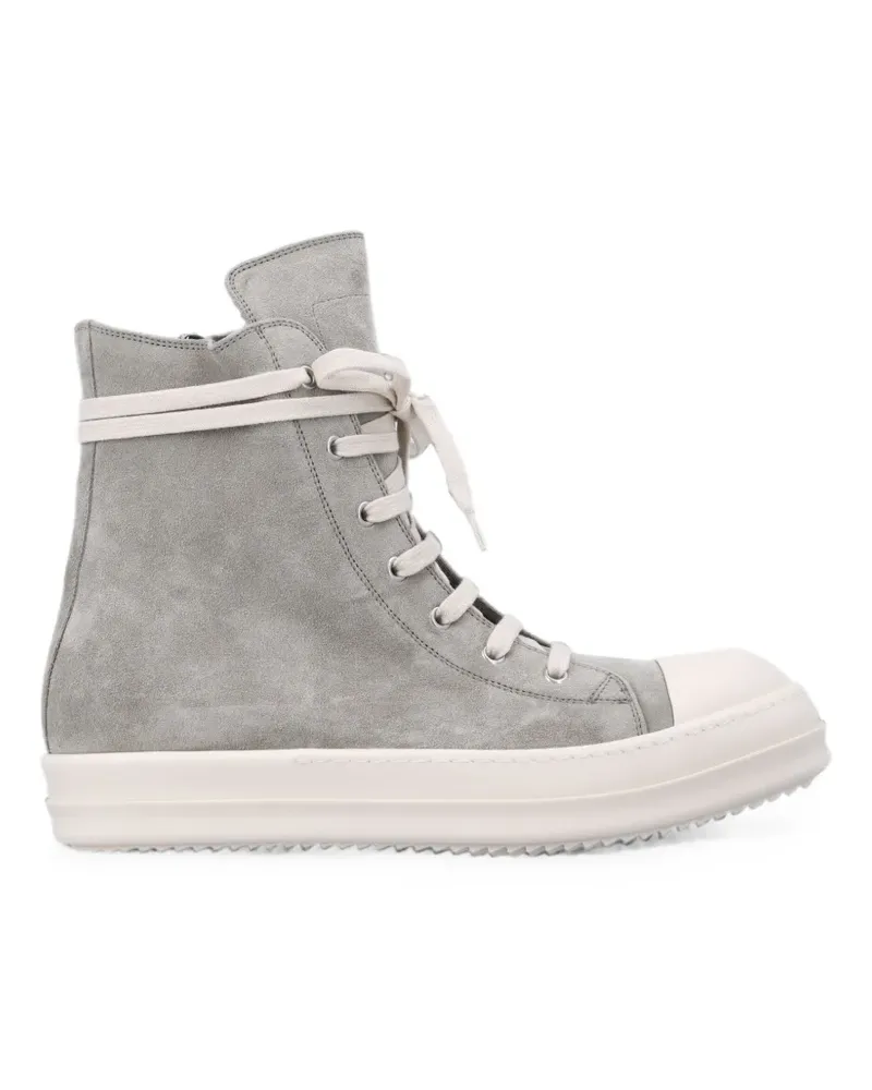 Rick Owens Sneaks Sneakers aus Wildleder - Grau Grau
