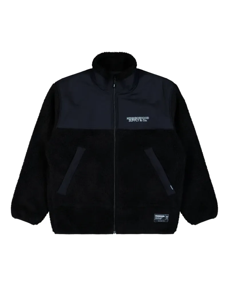 Neighborhood Fleece zip-up jacket - Schwarz Schwarz