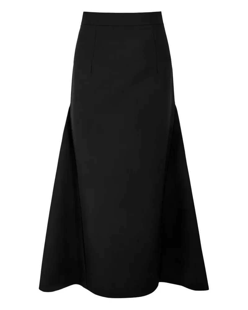 Huishan Zhang Vicky midi skirt - Schwarz Schwarz