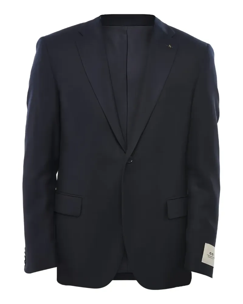 Corneliani Sakko mit zwei Knöpfen und Klappentasche - Blau Blau
