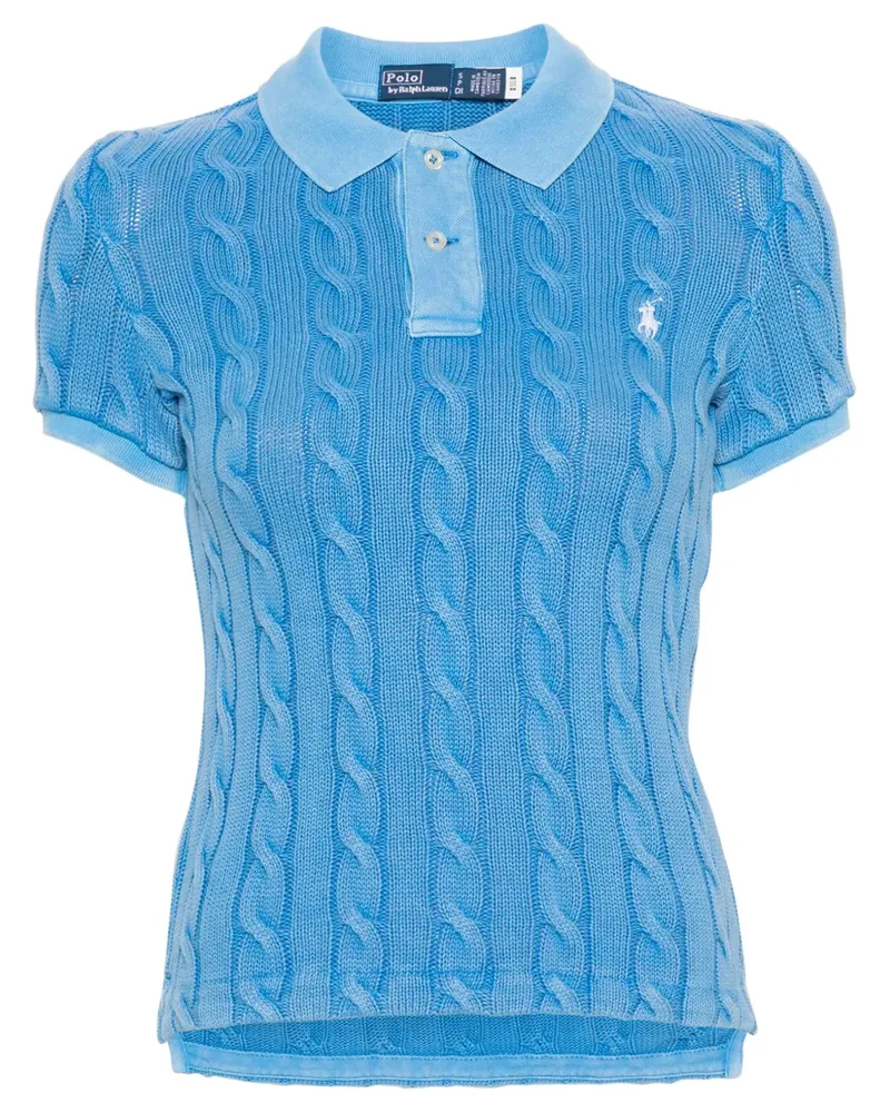 Ralph Lauren Poloshirt mit Polo Pony-Stickerei - Blau Blau