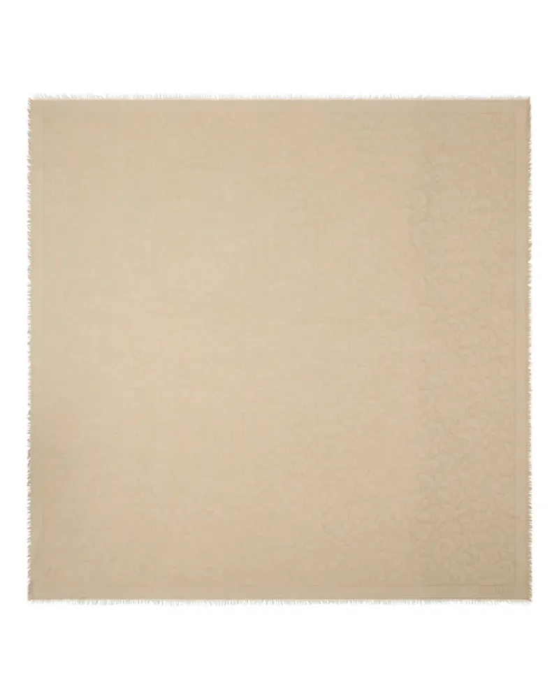 Burberry Schal mit B-Anhänger - Nude Nude