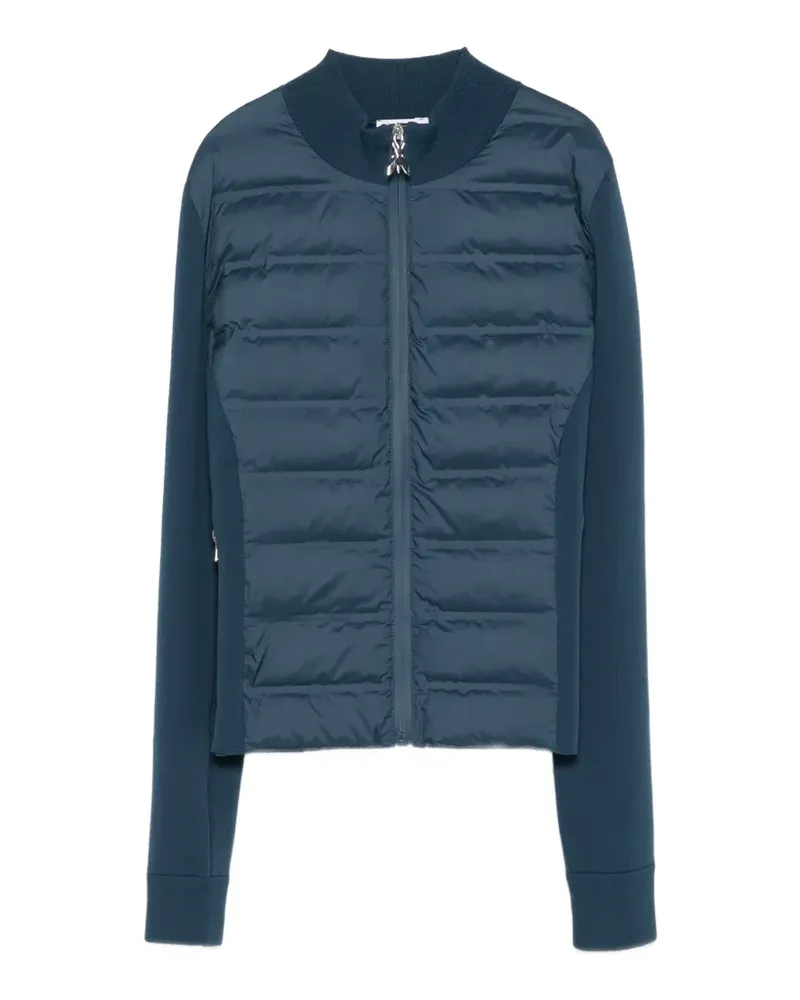 Patrizia Pepe quilted zipped puffer jacket - Blau Blau