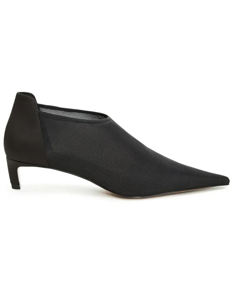 12 STOREEZ Mesh-Pumps mit spitzer Kappe - Schwarz Schwarz