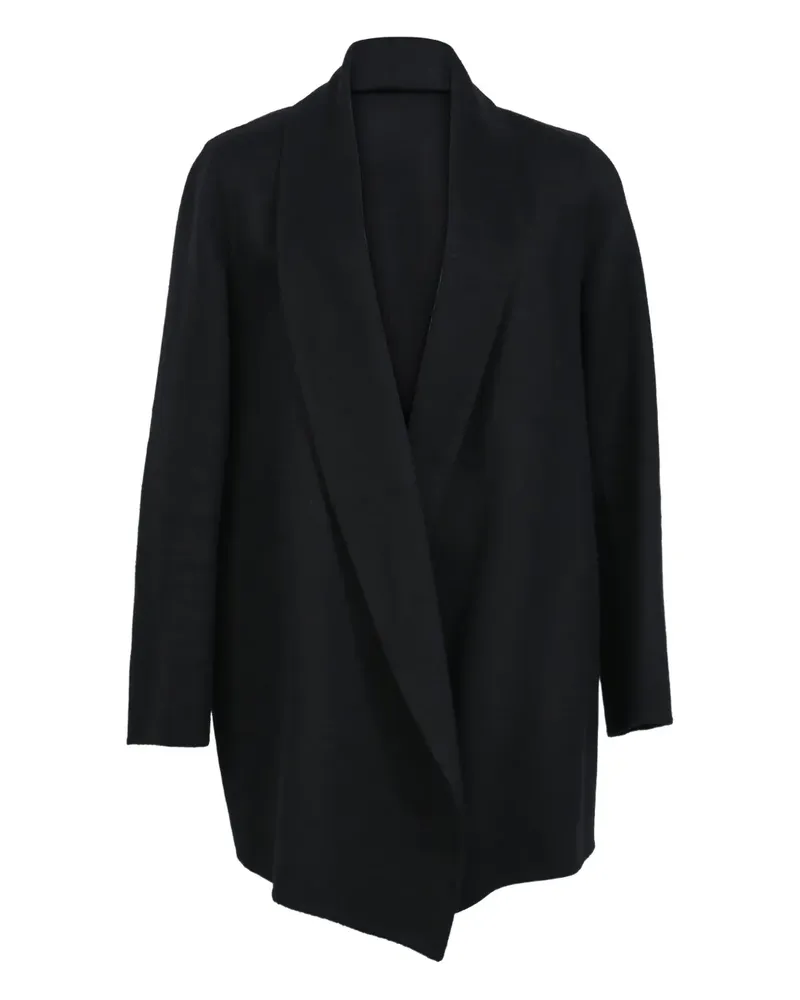 Theory Mantel mit Blende - Schwarz Schwarz
