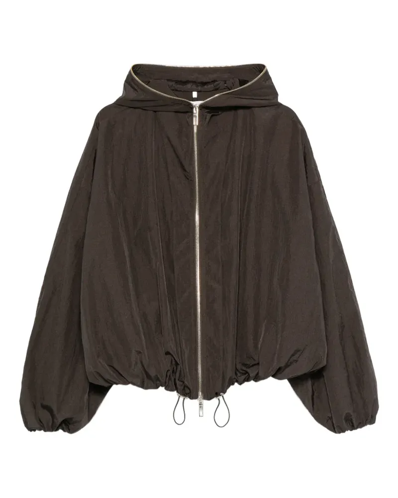 SPORTMAX hooded jacket - Braun Braun
