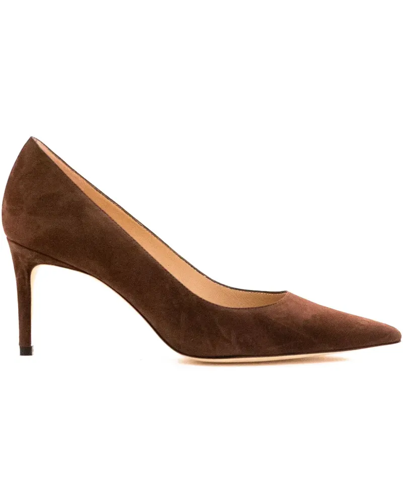 Stuart Weitzman Pumps mit spitzer Kappe 75mm - Braun Braun