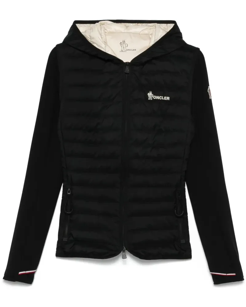 Moncler Gefütterte Jacke - Schwarz Schwarz