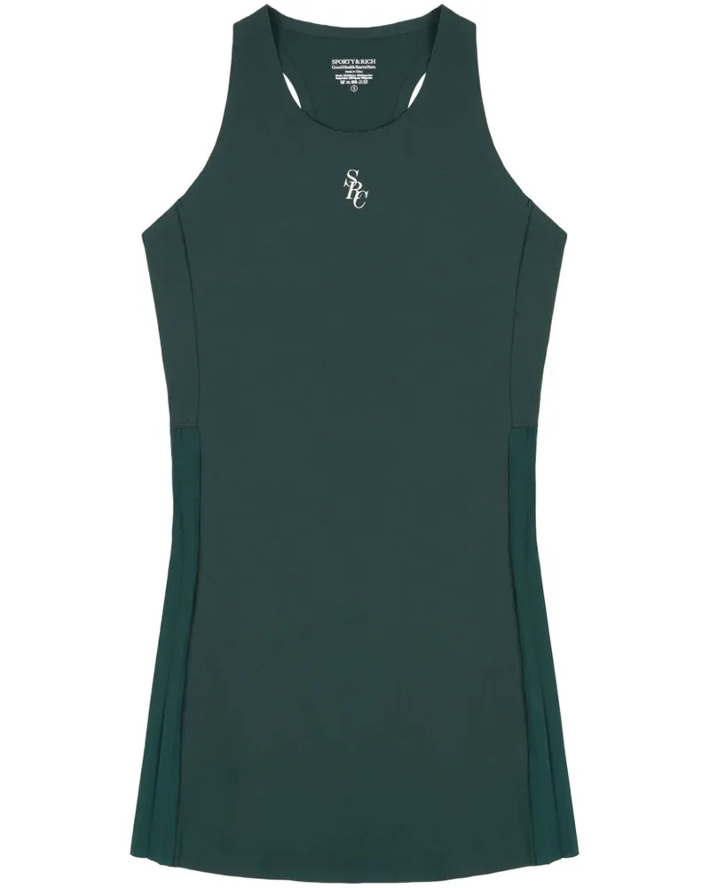SPORTY & RICH SRC Tennis Minikleid mit Racerback - Grün Grün