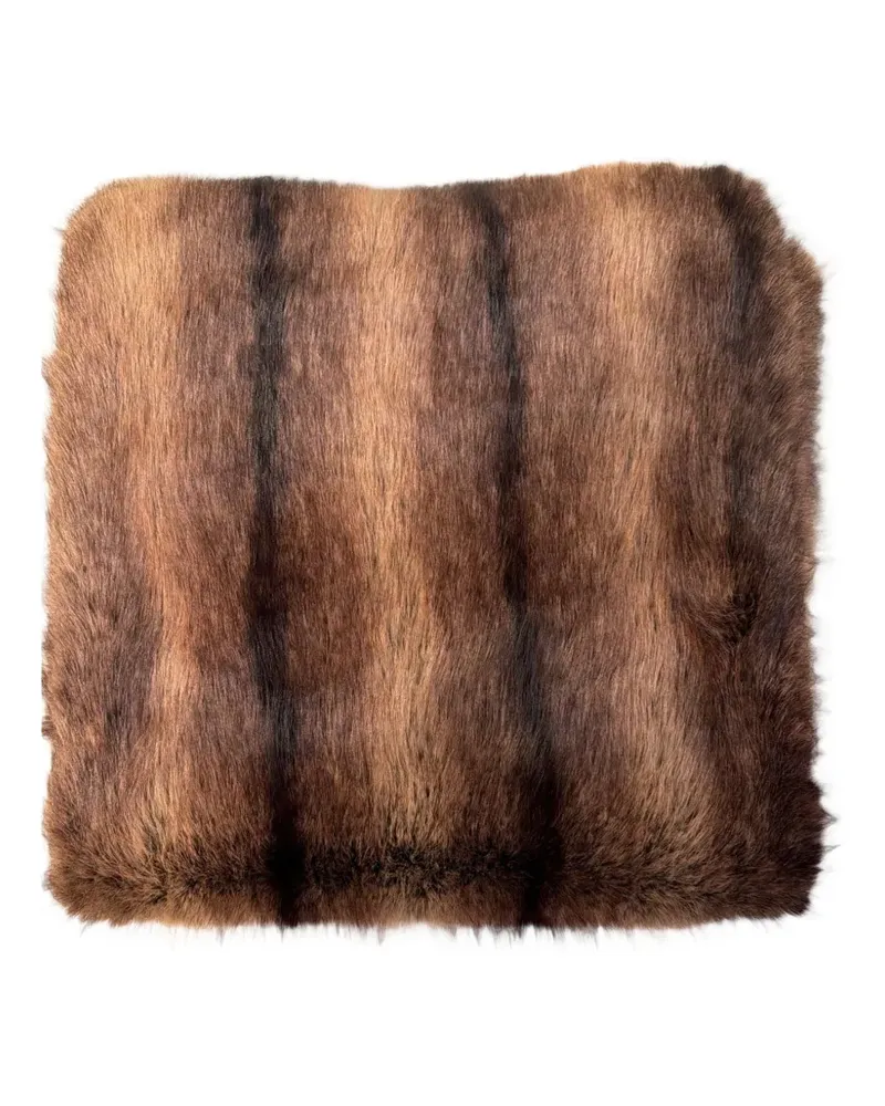 Blanca Stola aus Faux Fur - Braun Braun