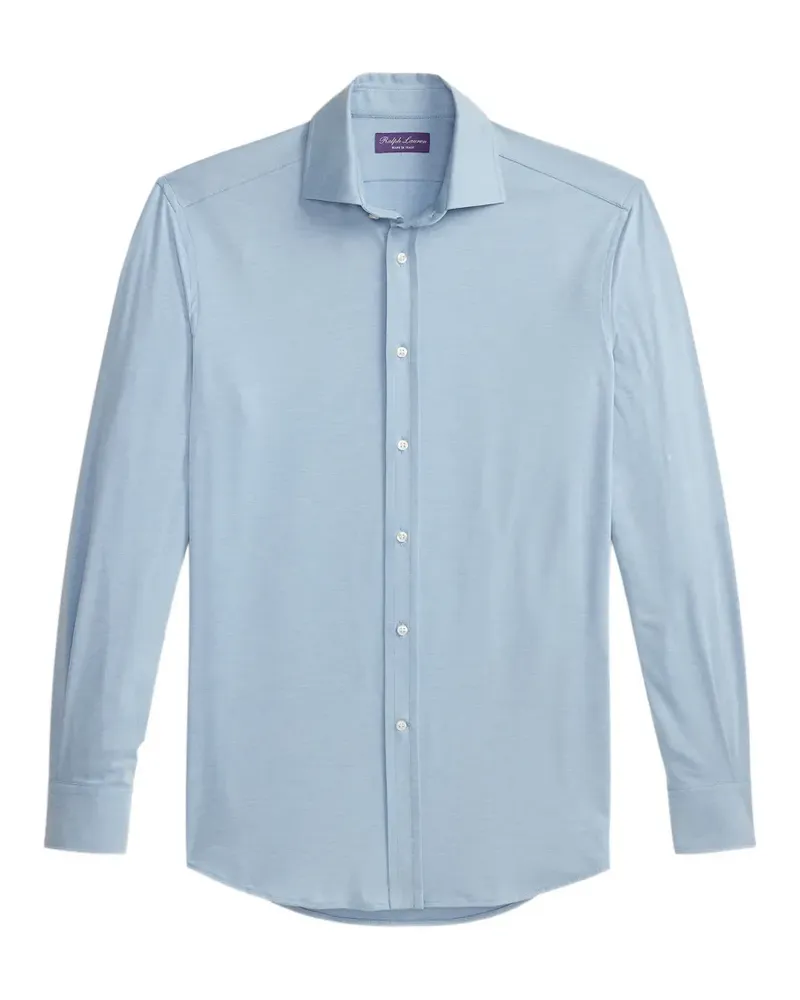 Ralph Lauren knit piqué shirt - Blau Blau