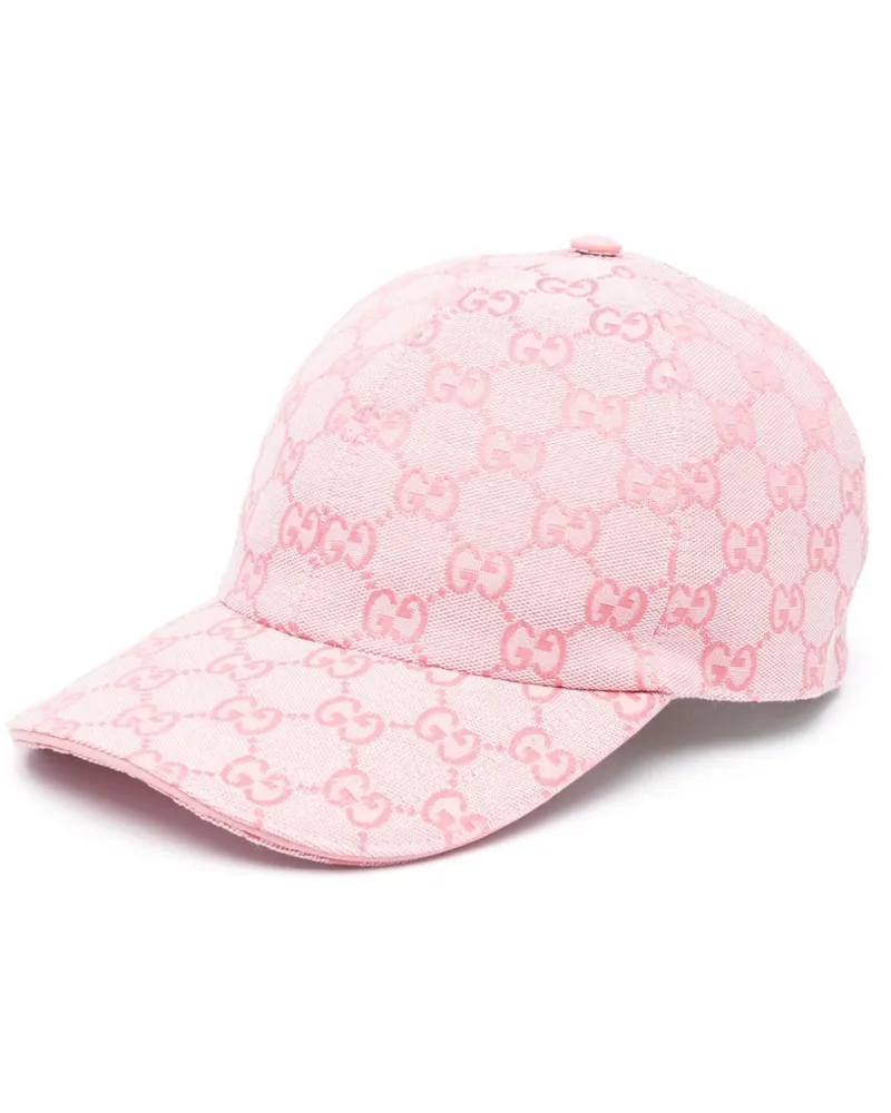 Gucci Baseballkappe aus GG Canvas - Rosa Rosa