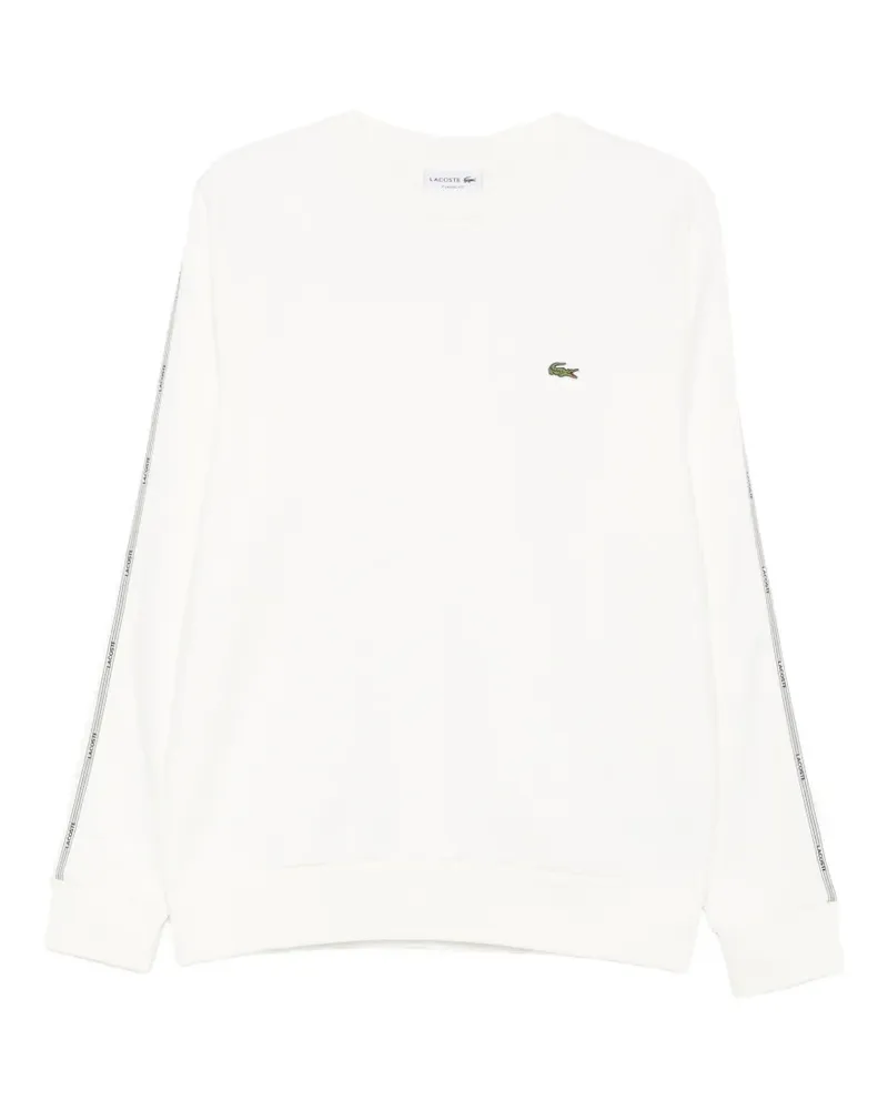 Lacoste logo-patch sweatshirt - Weiß Weiß