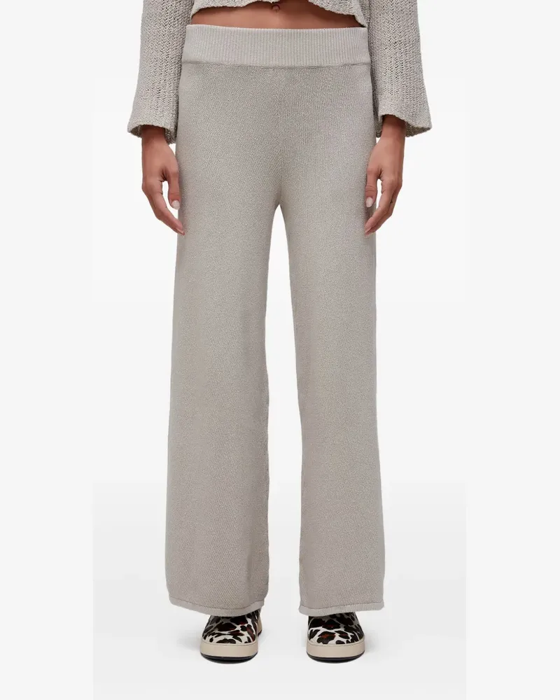 Osklen Gerippte Strickhose - Grau Grau