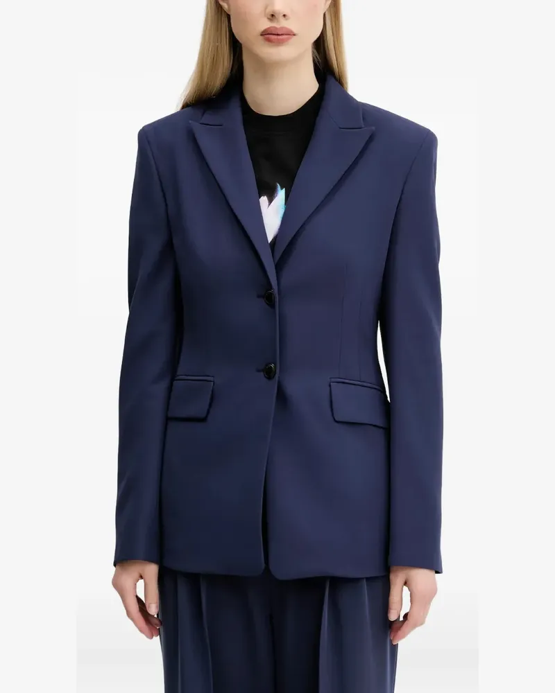 HUGO BOSS Einreihiger Blazer - Blau Blau