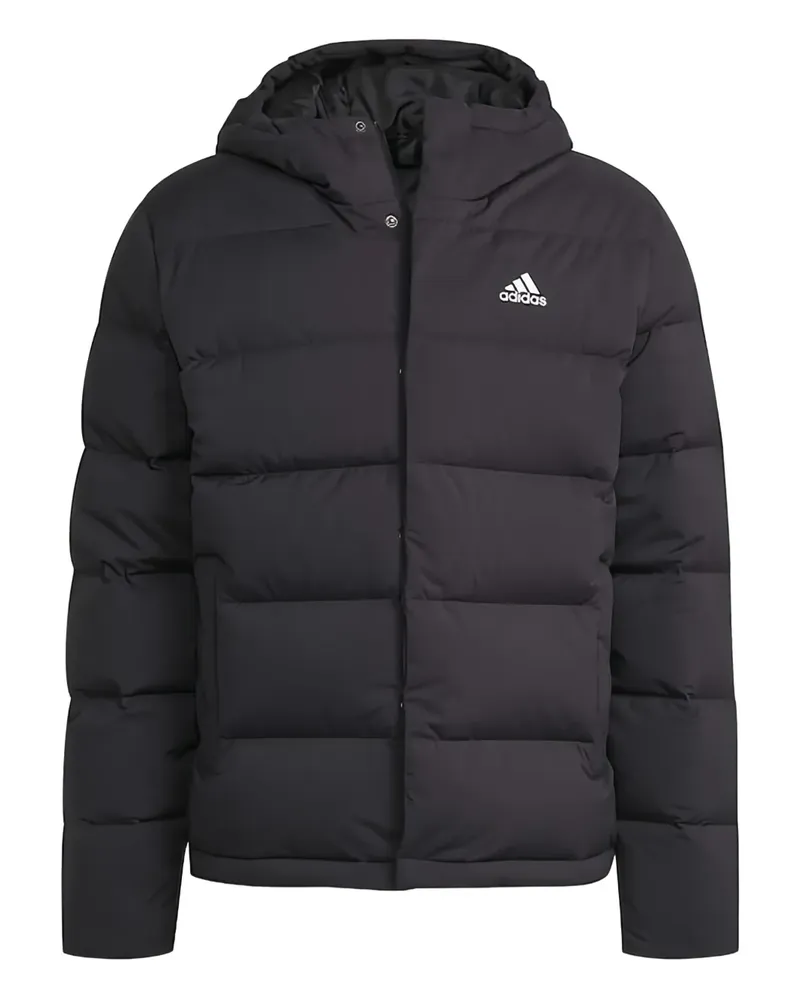 adidas hooded plain weave jacket - Schwarz Schwarz