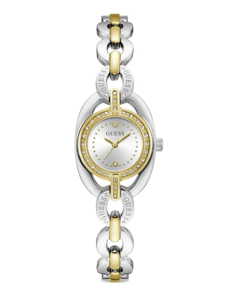 Guess Armbanduhr mit Logo-Print 26mm - Silber Silber